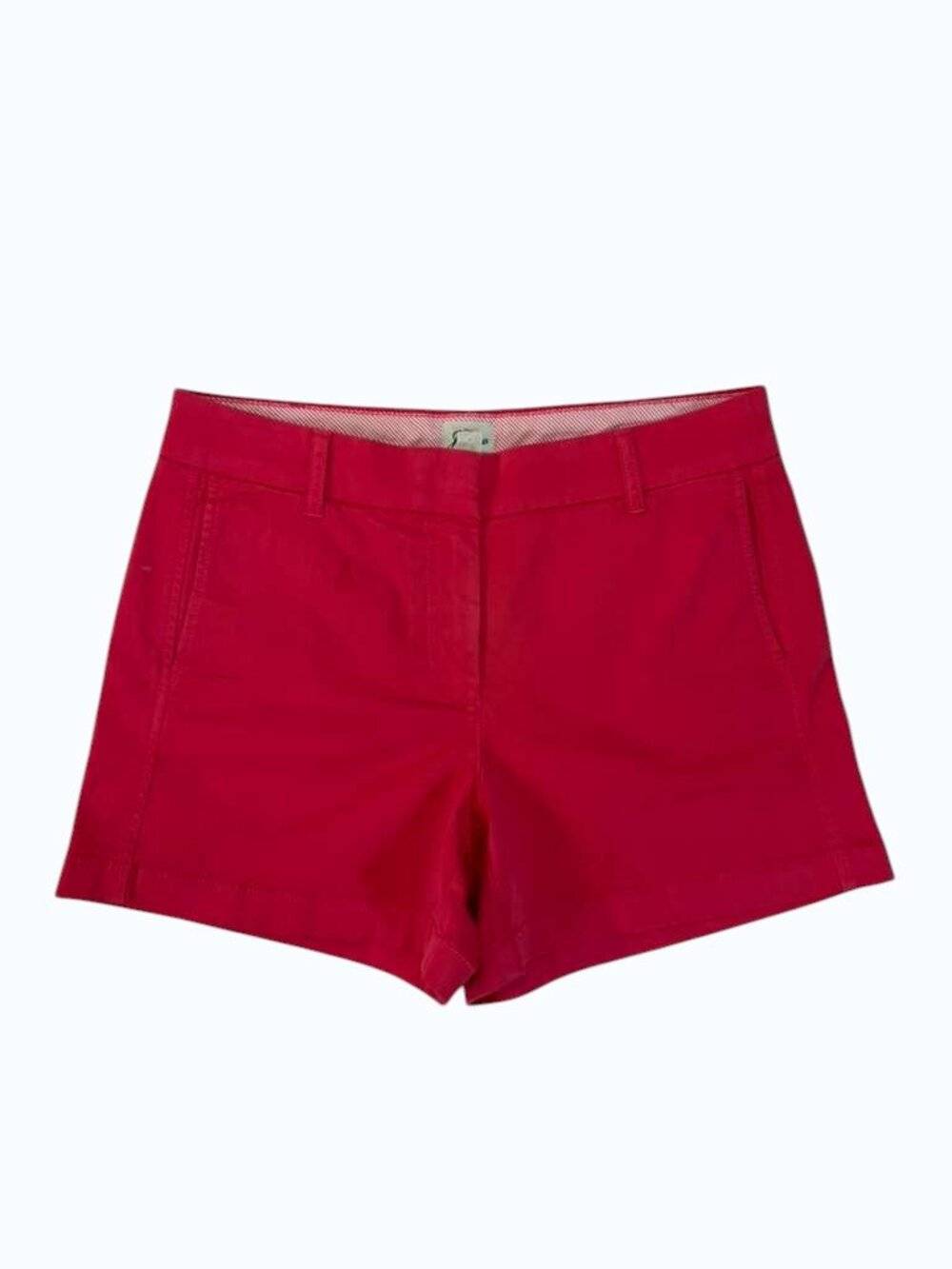J.Crew Pink Chino Shorts Size 6 Cotton Classic Preppy